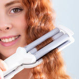 Plancha de Pelo Cerámica para Ondas Wavio 55 W